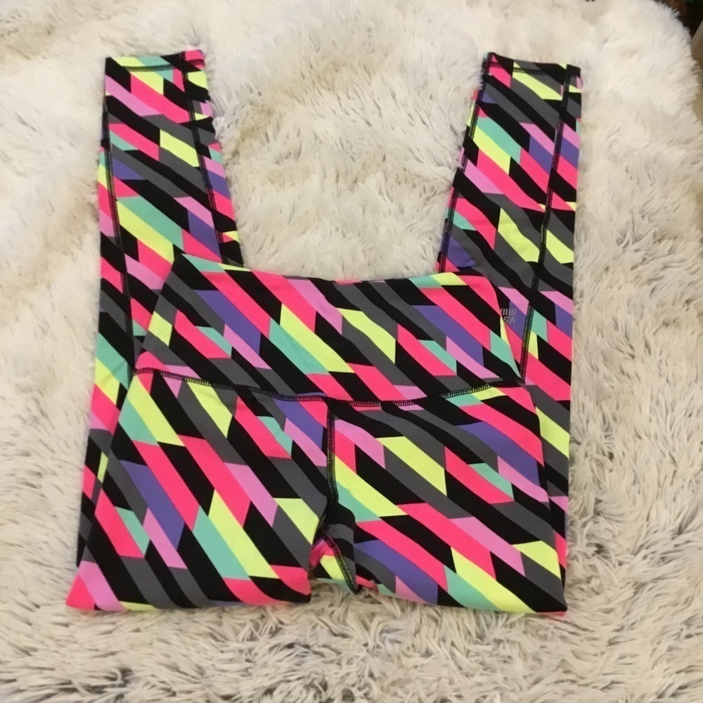 Victoria’s Secret VSX Sport Women’s Small knockout tight multi bright co…